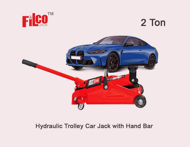 Hydraulic Jack Trolley 2-Ton Manufacturers Rajkot Gujarat India