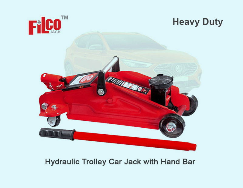 Hydraulic Trolley Jack Car 5-Ton Manufacturers Rajkot Gujarat India